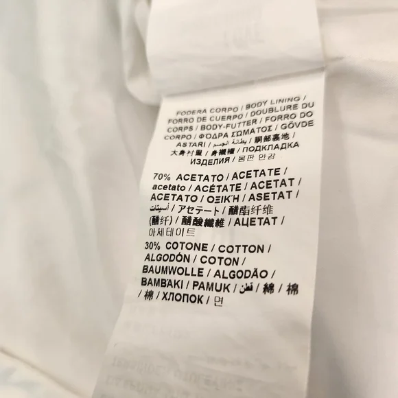 LOVE MOSCHINO white fitted cropped blazer Size US 4 - Picture 7 of 9